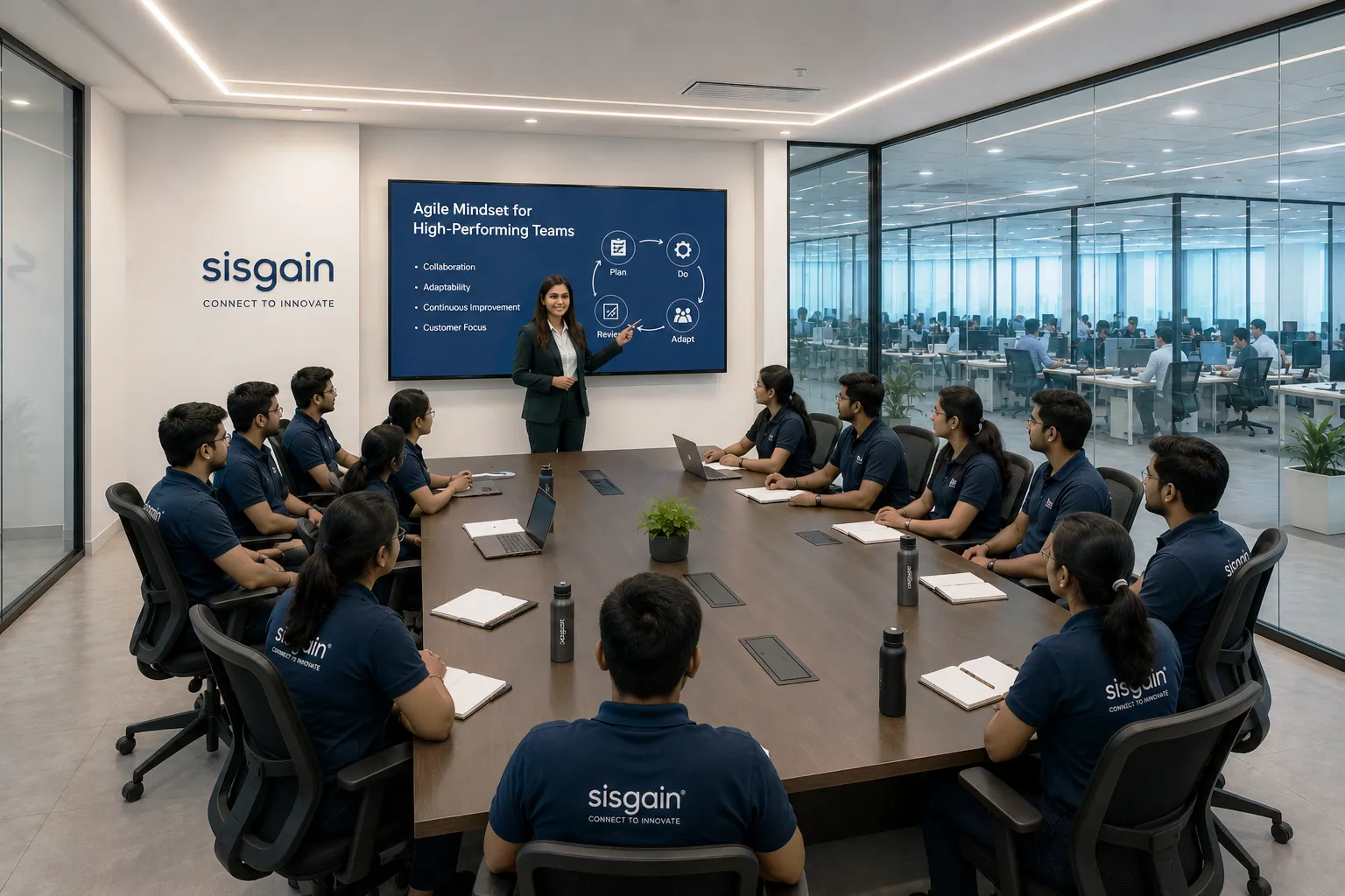 Team presentation session