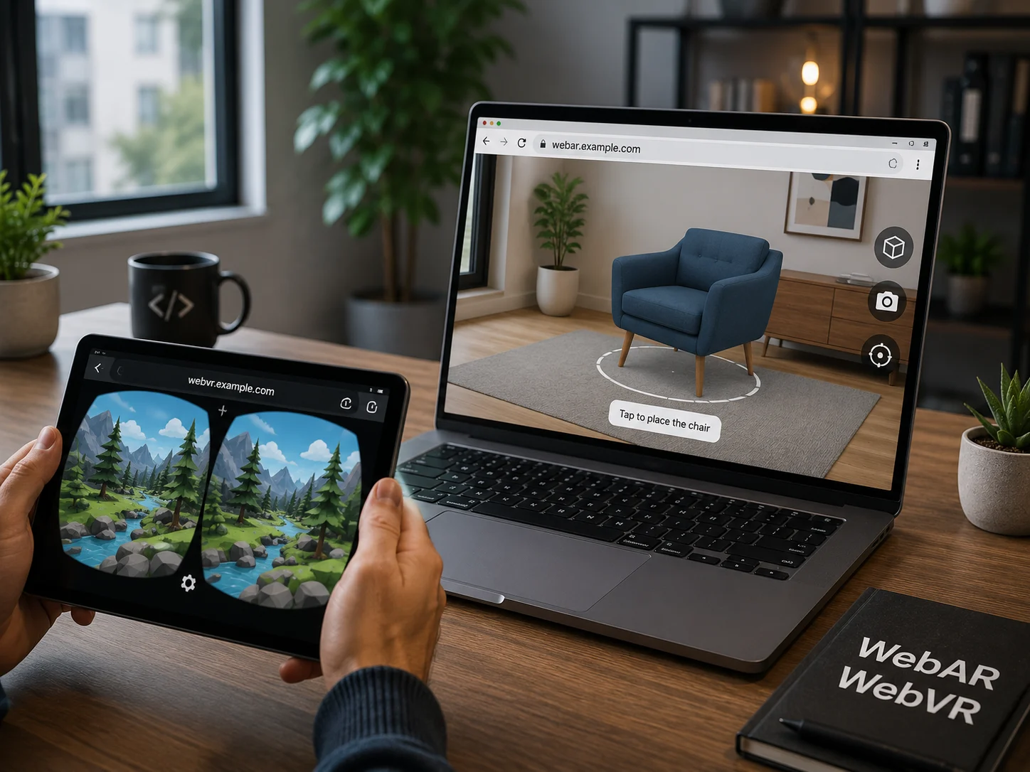 WebAR and WebVR Development
