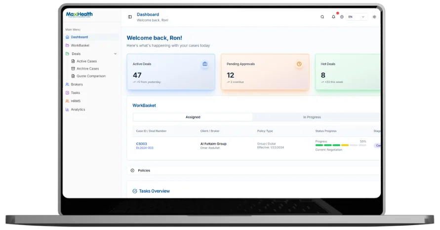 MaxHealth CRM