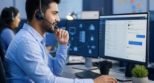 Technical support engineer troubleshooting cloud incidents