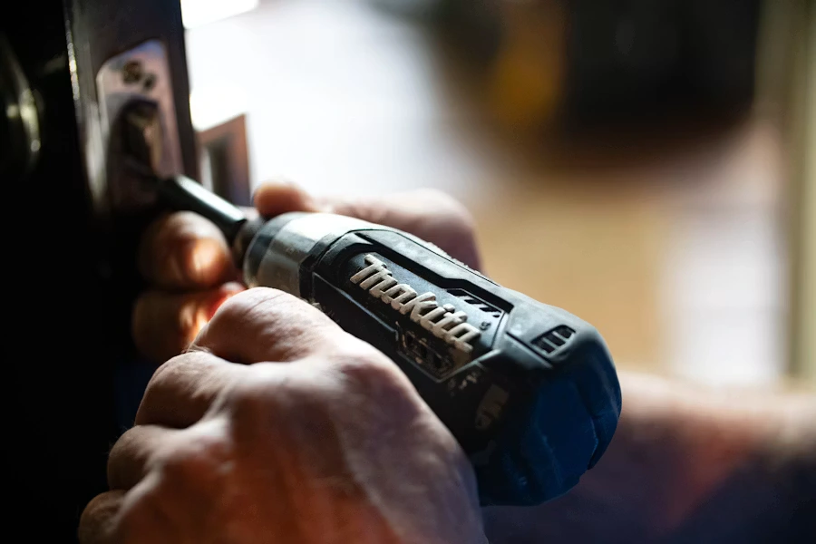 Power drill used for home repair services