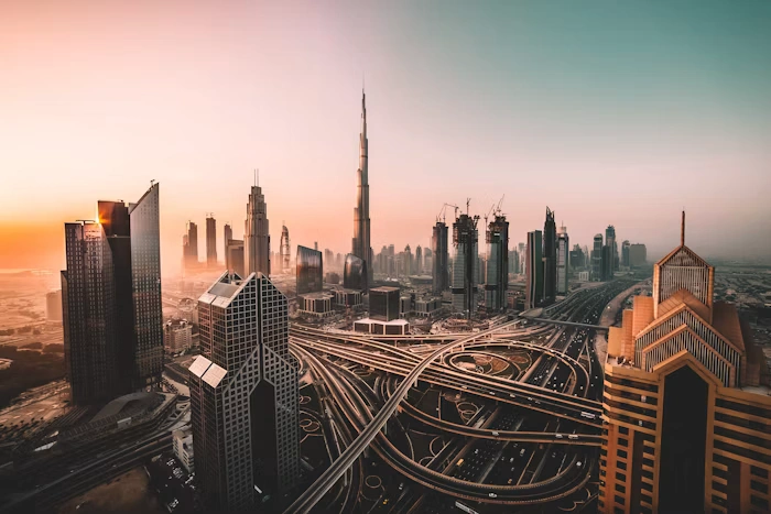 Dubai skyline representing smart city infrastructure