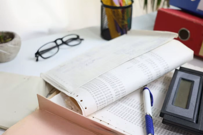 Manual paperwork and files