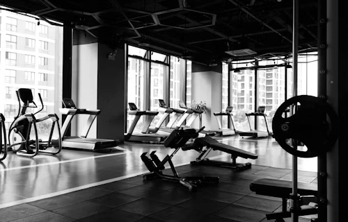 Branded fitness app mockups for a white-label launch