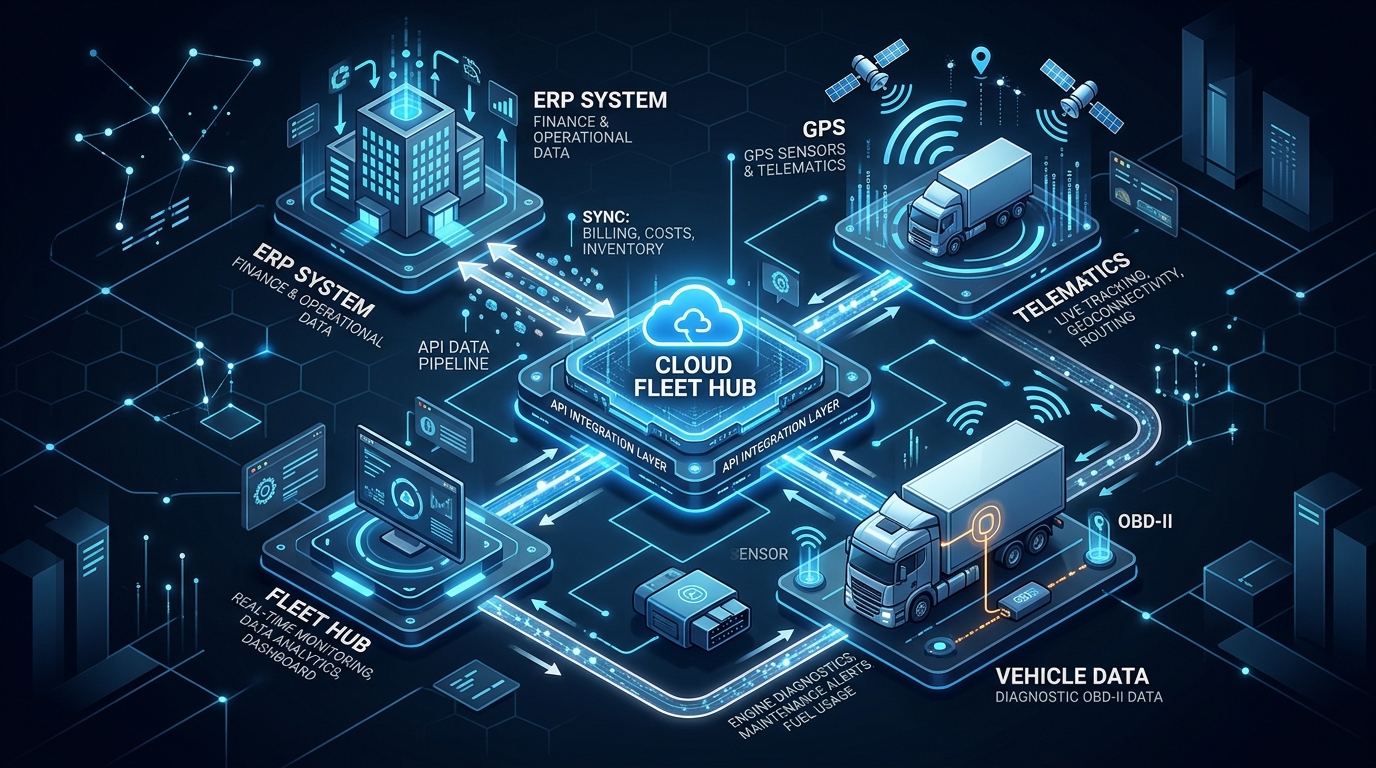 Fleet Software Integration and Modernization connecting ERP, IoT, and cloud systems