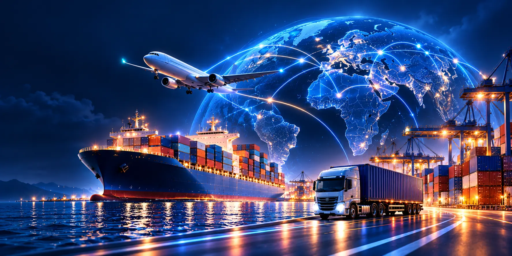 3D Global Freight and Logistics Environment