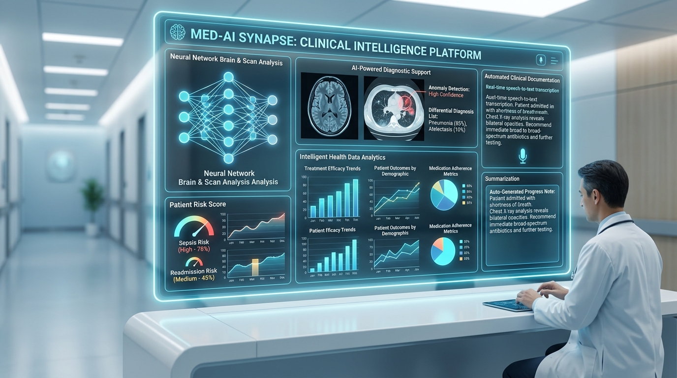 Artificial Intelligence in healthcare diagnostic support and clinical data analytics