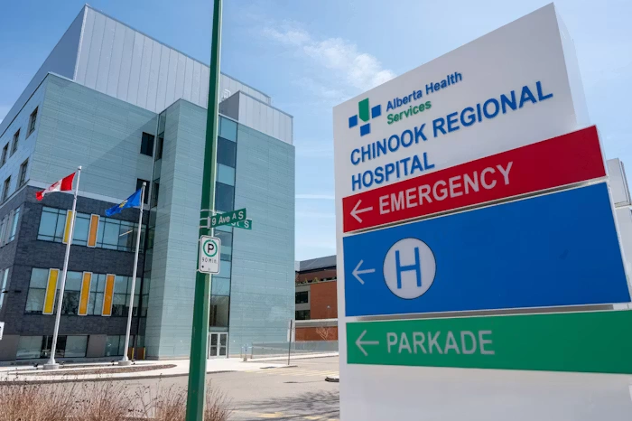 Outpatient clinic reception area