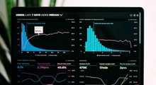 Analytics screen showing viewer engagement, churn rate and watch time