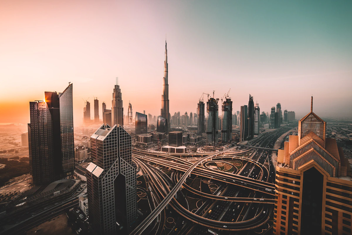 Dubai skyline representing DLD compliance