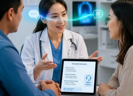 Healthcare engineering team reviewing a telemedicine platform dashboard