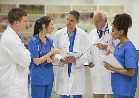 Support engineer monitoring telemedicine platform uptime