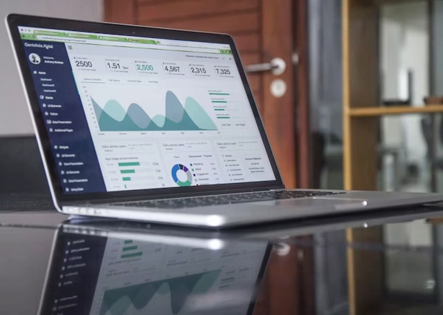 Veterinary analytics dashboard with charts