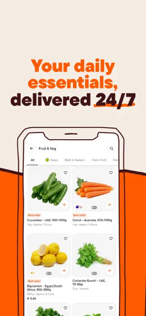 App screen