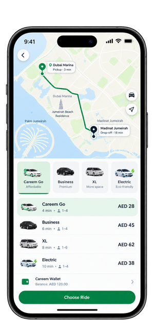 Book Your Ride with Ease