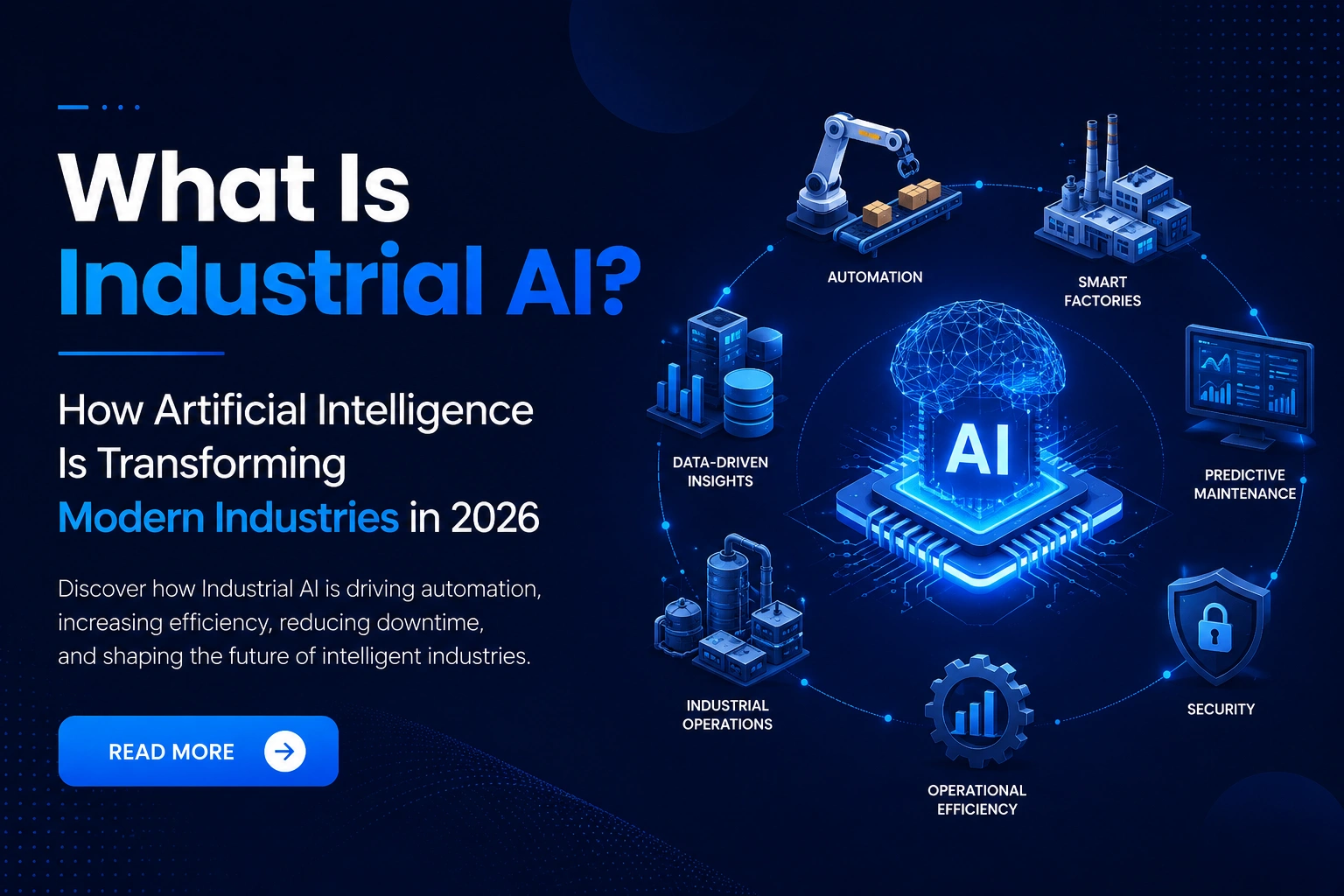 What Is Industrial AI? How Artificial Intelligence Is Transforming Modern Industries in 2026 banner