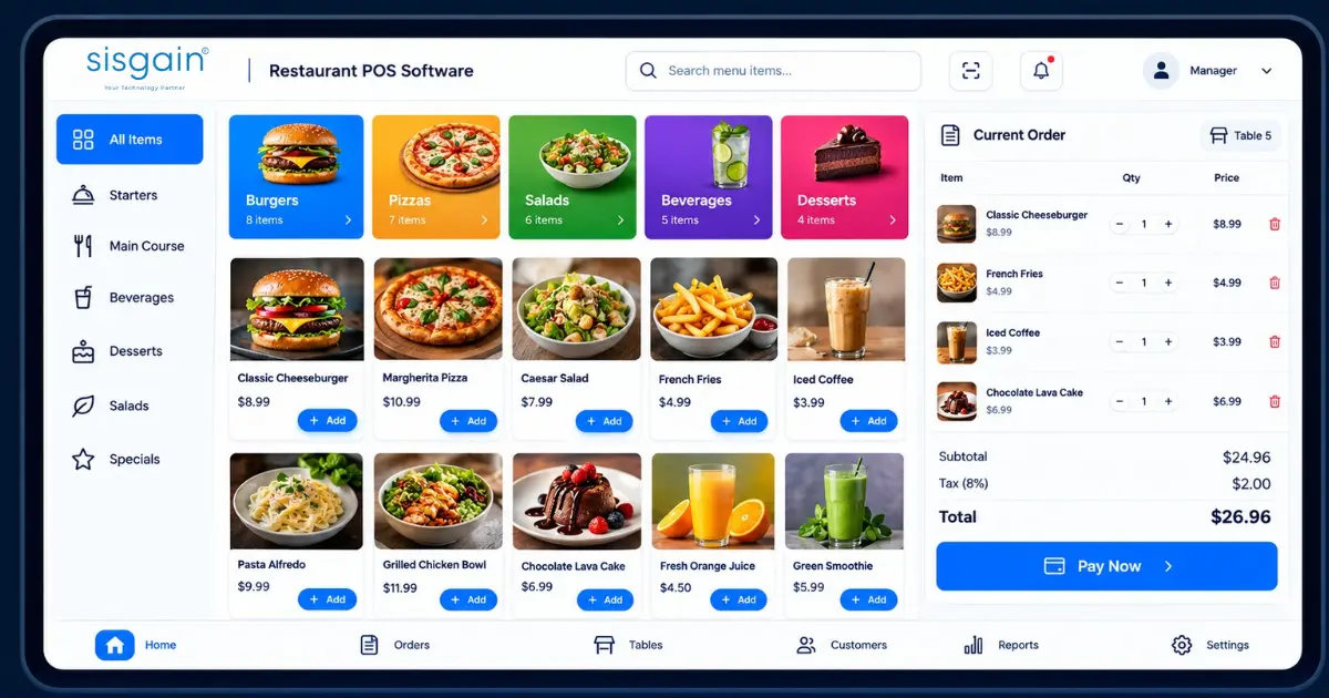 sisgain pos software