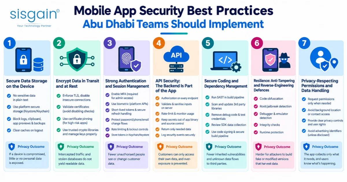 Mobile app security best practices for Abu Dhabi teams