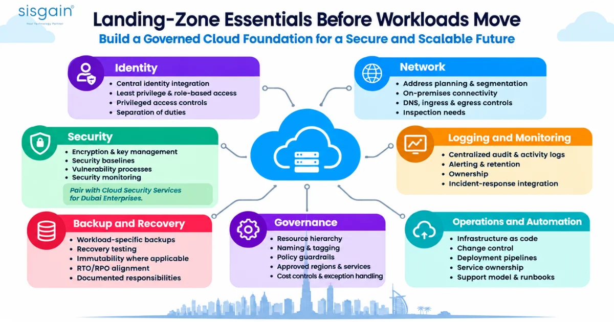 Landing zone essentials for secure cloud migration