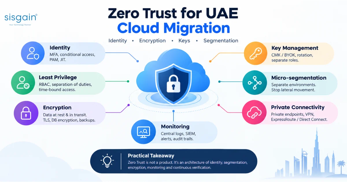 Zero Trust security controls for UAE cloud migration