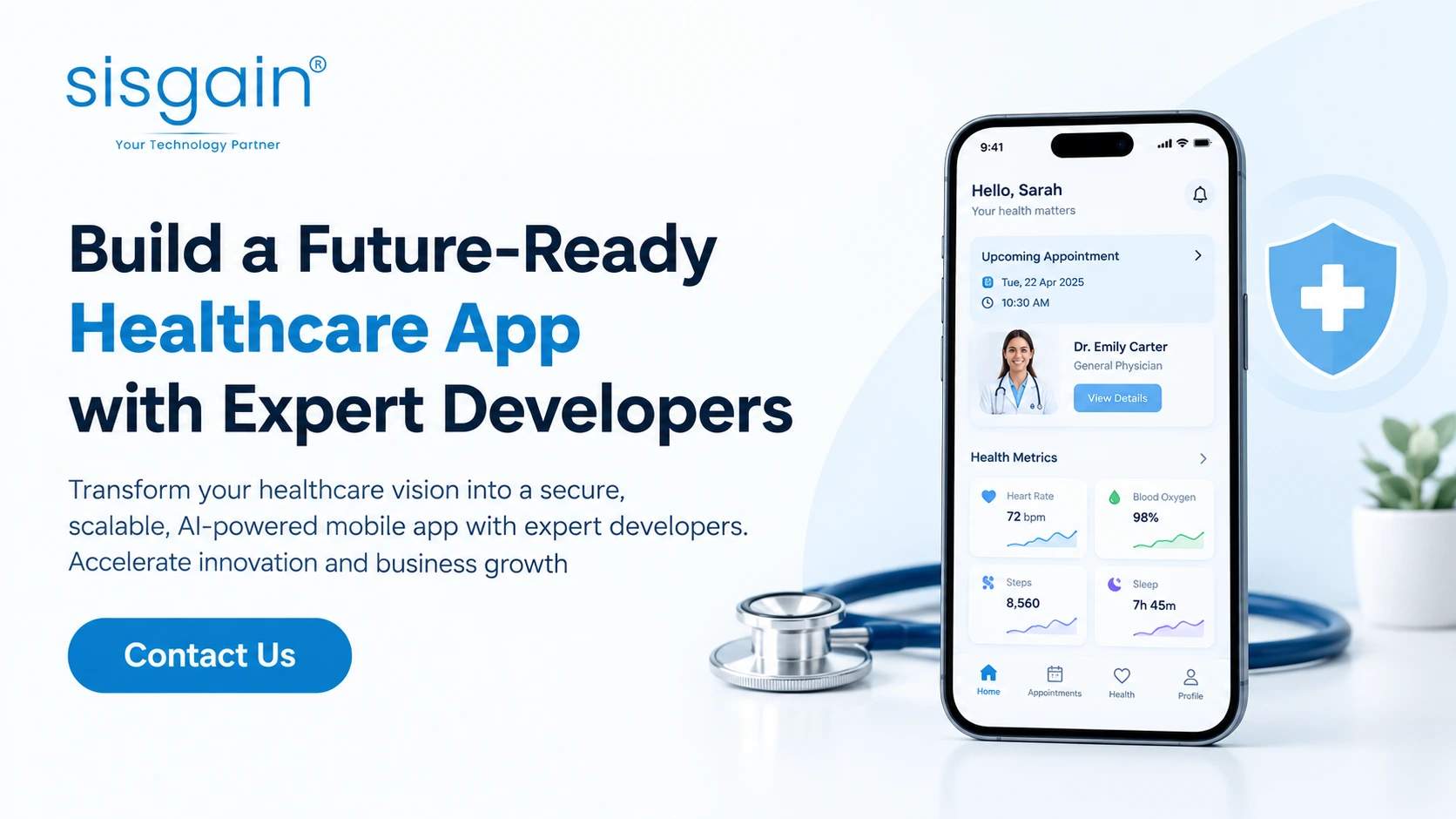 Future-Ready Healthcare App with Expert Developers