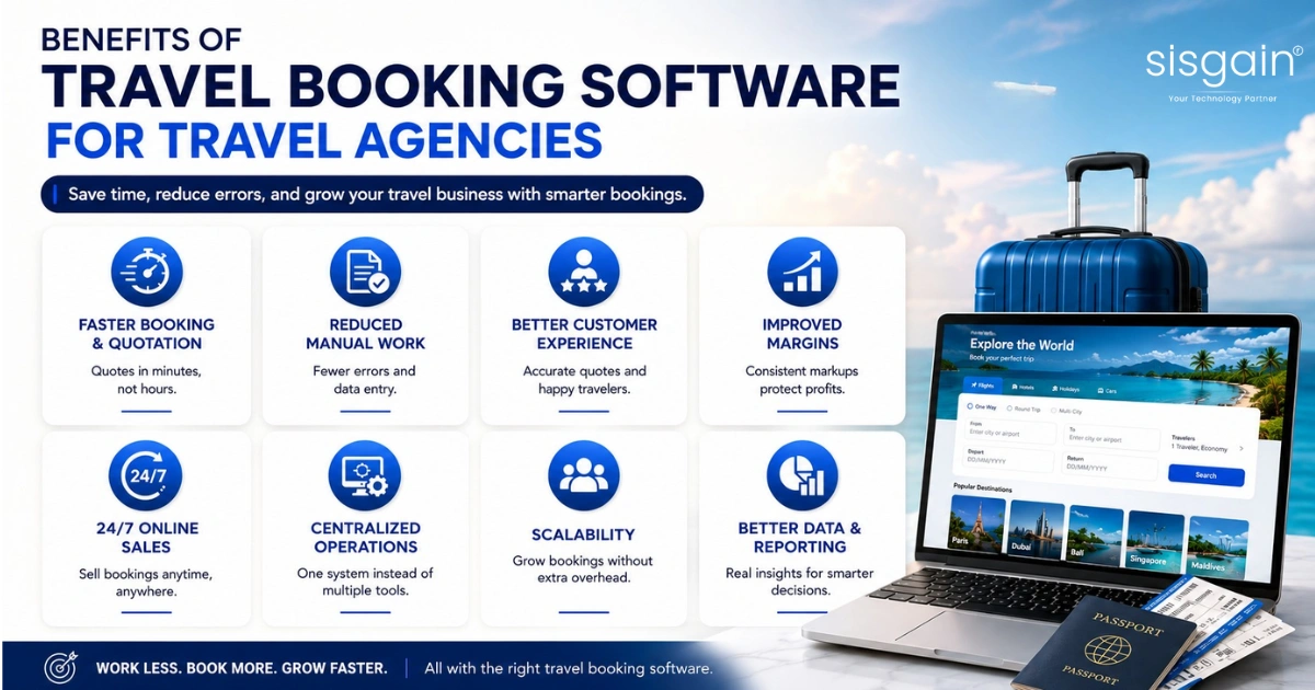 Benefits of travel booking software for travel agencies