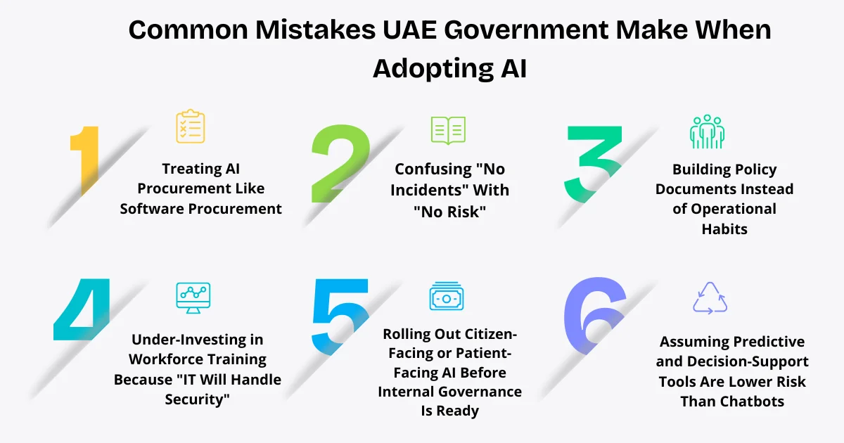 common ai adoption mistakes uae government