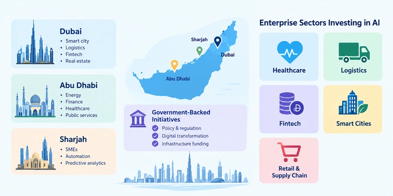 UAE AI market landscape across key sectors