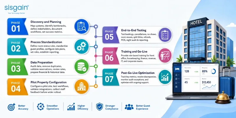 PMS implementation and data migration checklist