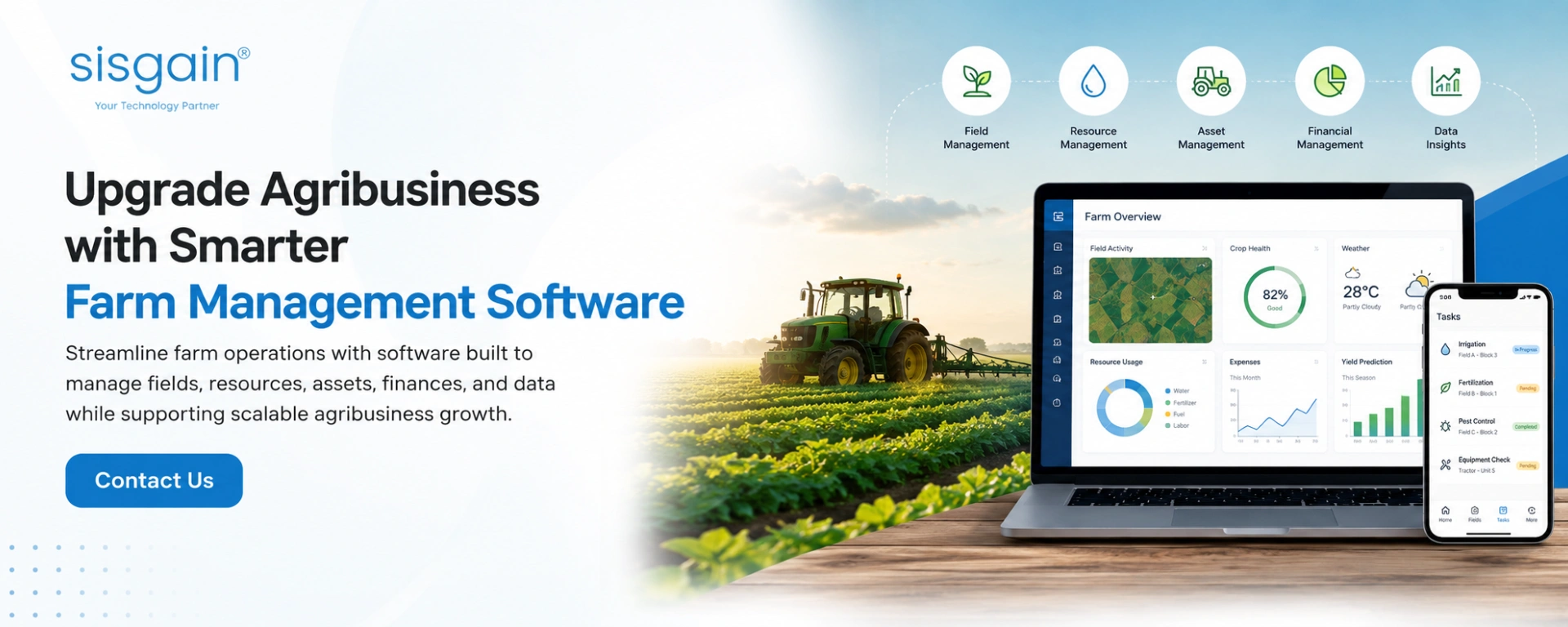 Agribusiness with Smarter Farm Management Software