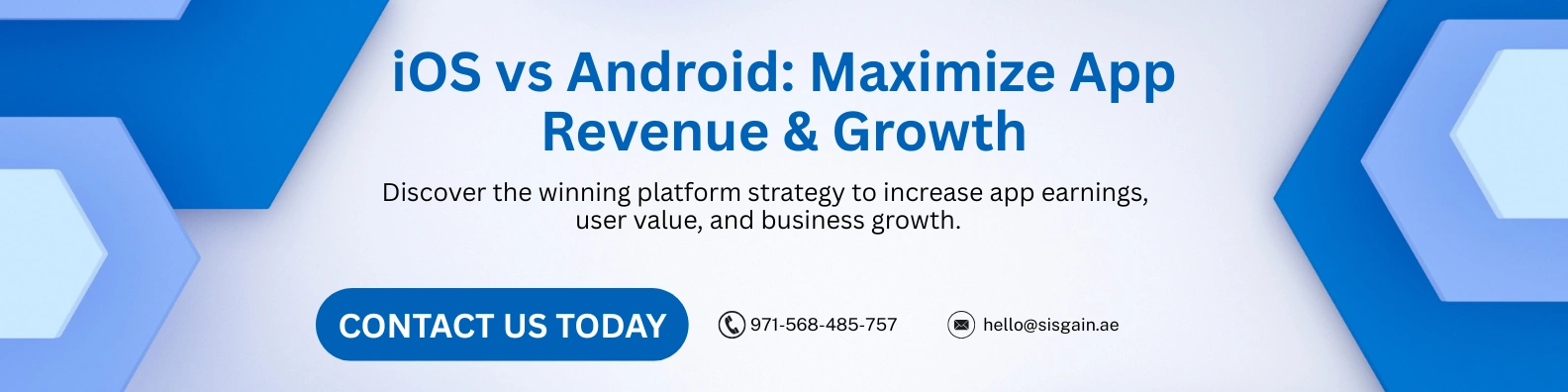 iOS vs Android app revenue growth comparison CTA banner