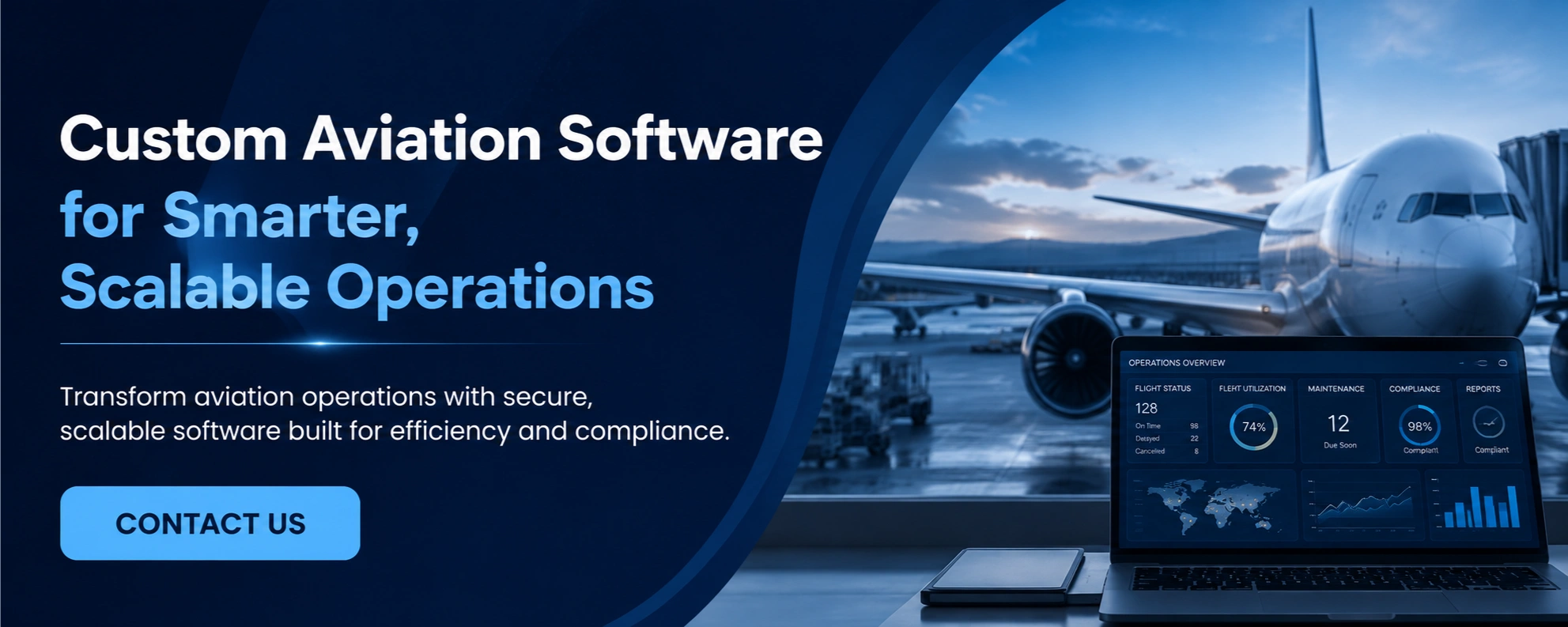 Empower Your Aviation Business with Secure and intelligent software system