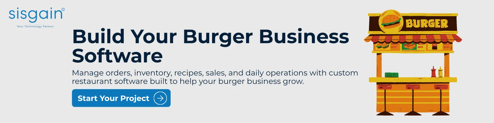 Burger business management software