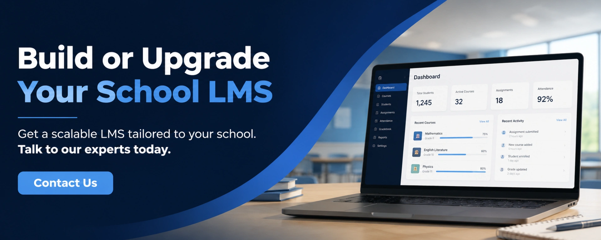Scalable school LMS for better digital learning