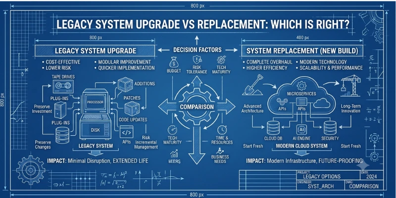 Legacy System Upgrade vs Replacement