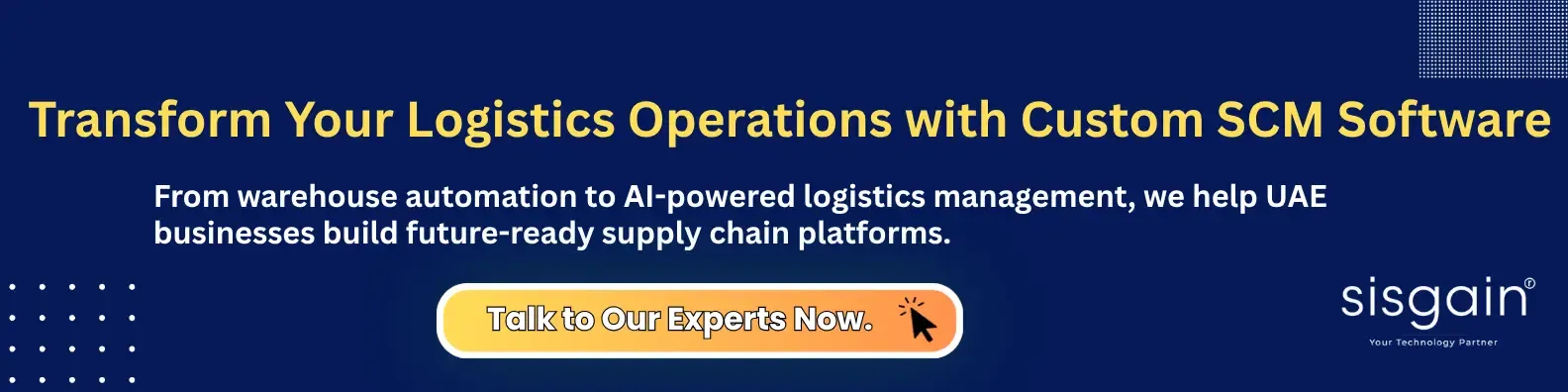 Custom SCM software for logistics