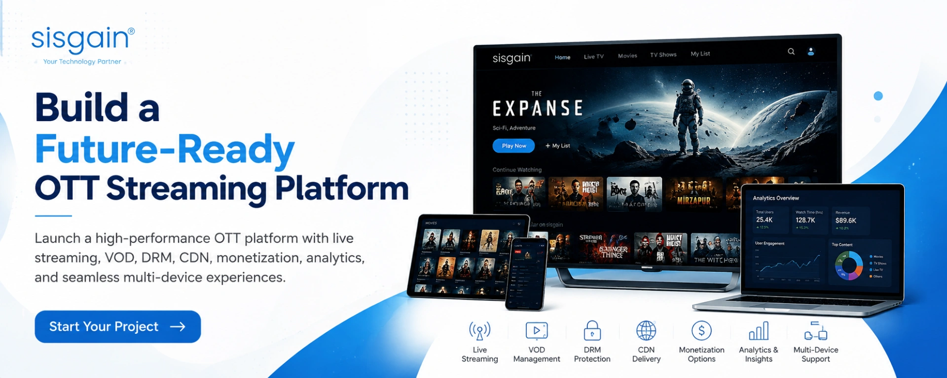 uture-Ready OTT Streaming Platform