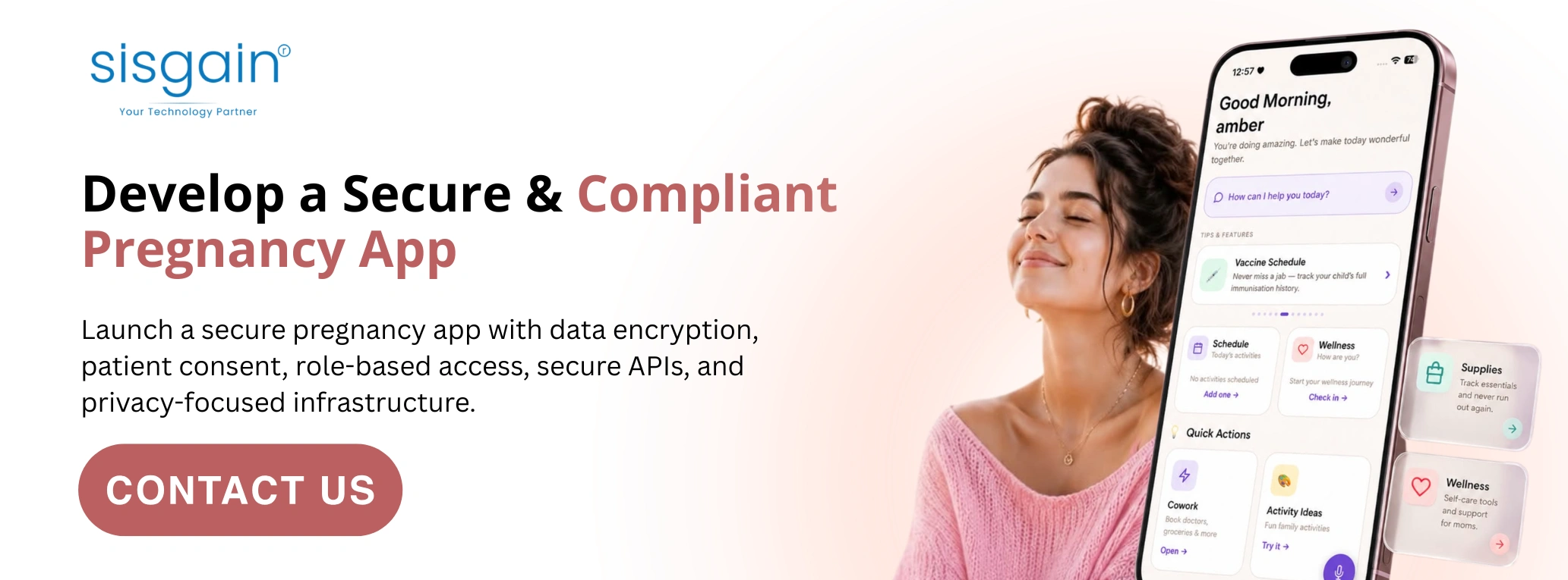 Secure Compliant Pregnancy App