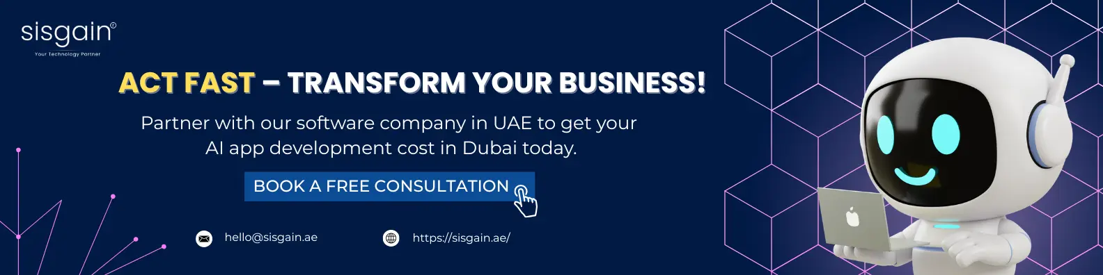 ai app development cost uae dubai