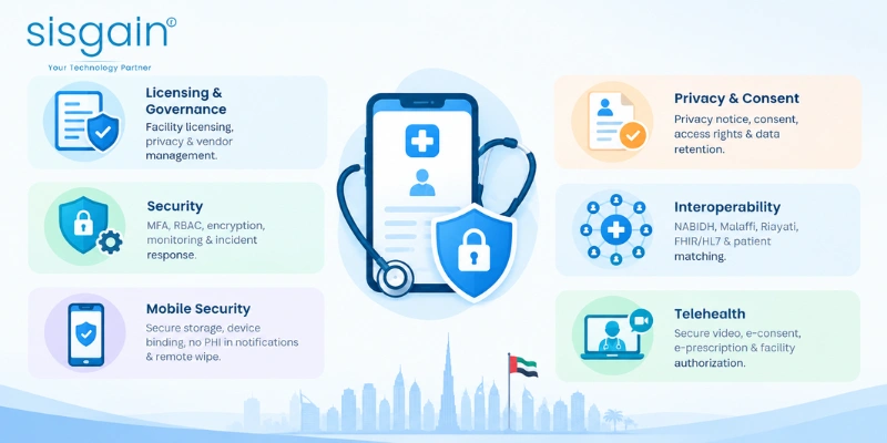 Features of a UAE-Compliant Healthcare App