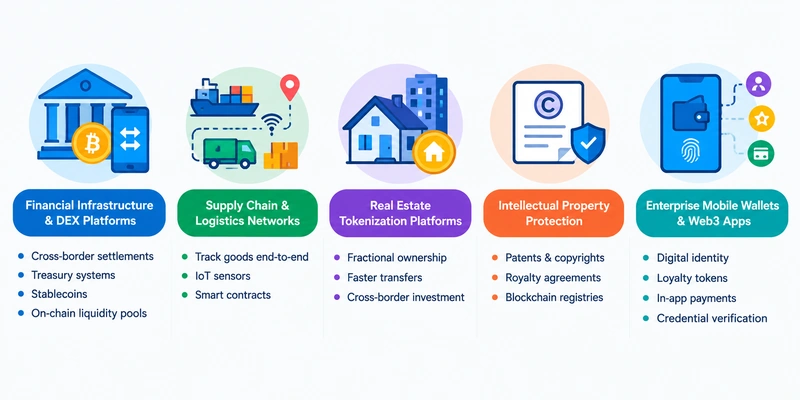Blockchain enterprise applications