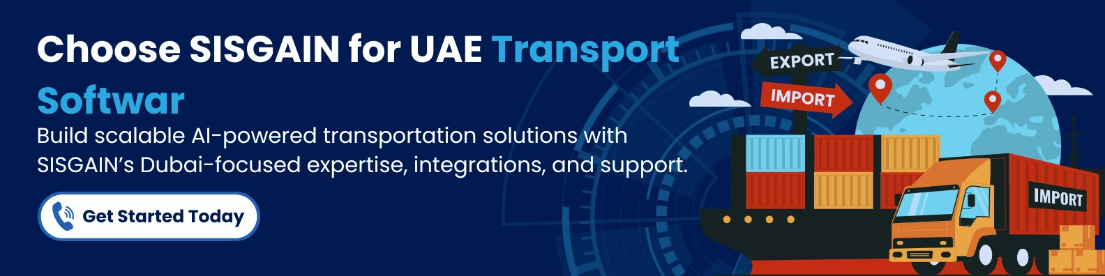 AI transportation software solutions for UAE logistics