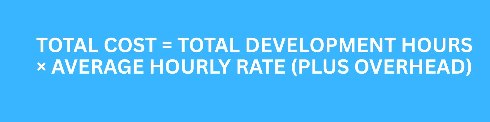 software development cost estimation